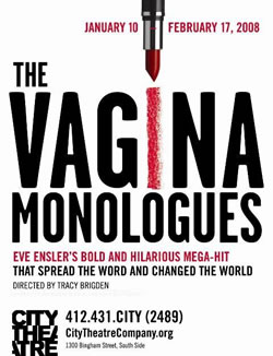 The Vagina Monologues promotional flyer